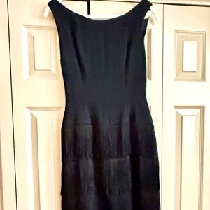 Sabrina Neck Drop-Waist Flapper Dress